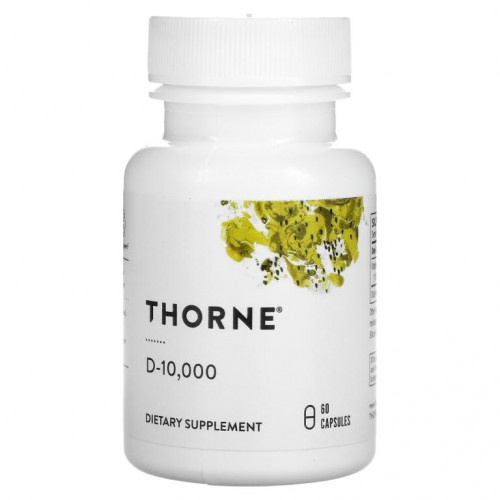 Thorne Research, D-10,000, 250mcg(10,000IU), 캡슐 60정