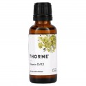 Thorne Research, 비타민D/K2, 25mcg(1,000IU), 30ml(1fl oz)
