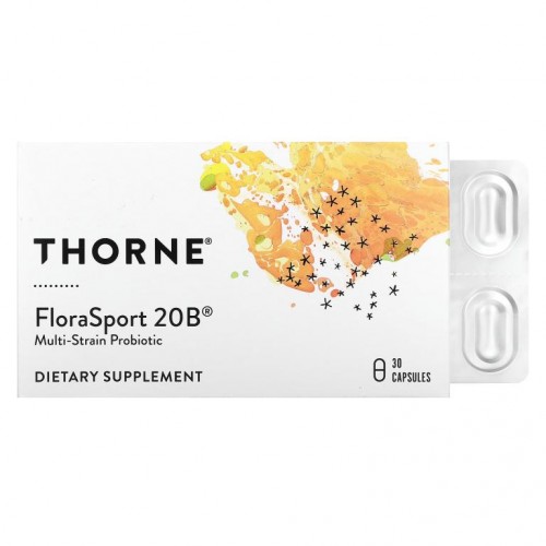 Thorne Research, FloraSport 20B, 캡슐 30정