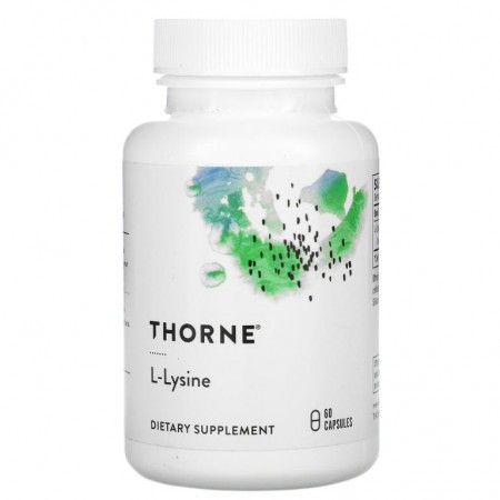 Thorne Research, L-라이신, 캡슐 60정