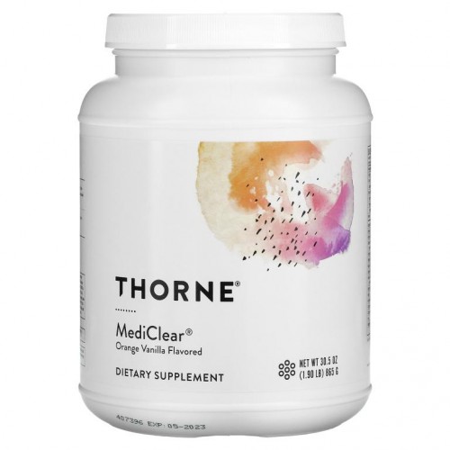 Thorne Research, MediClear, 오렌지 바닐라, 865g(30.5oz)