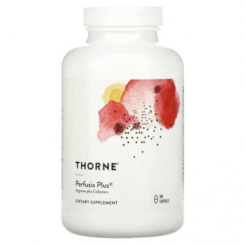 Thorne Research, Perfusia Plus, 아르기닌 플러스 보조 인자, 캡슐 180정