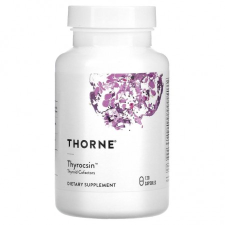 Thorne Research, Thyrocsin, 갑상선 보조 영양소, 캡슐 120정
