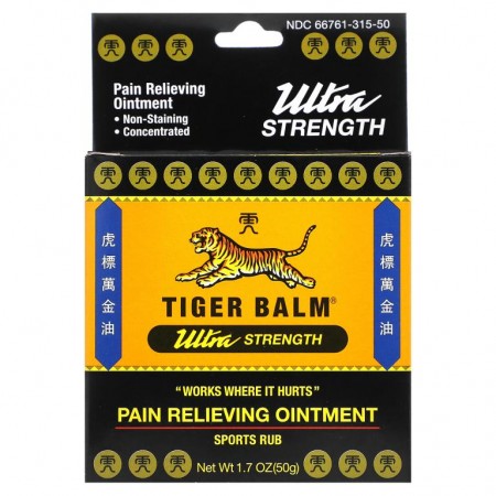 Tiger Balm, 통증 완화 연고, 초강력, 50g(1.7oz)