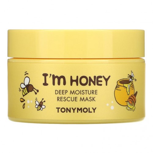 Tony Moly, 아임 허니, 딥 모이스처 레스큐 뷰티 마스크, 100g(3.52oz)