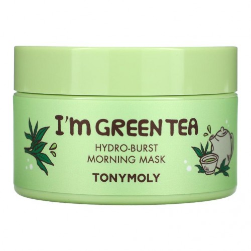 Tony Moly, I'm Green Tea, Hydro-Burst Morning Beauty Mask, 3.52 oz (100 g)
