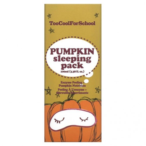 Too Cool for School, 호박 수면 팩, 100ml(3.38fl oz)