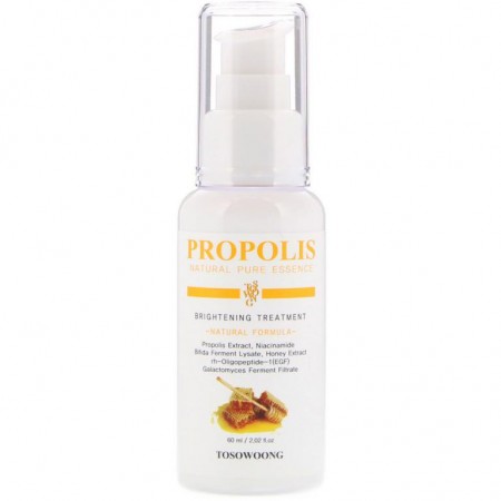 Tosowoong, 프로폴리스 내추럴 퓨어 에센스, 브라이트닝 트리트먼트, 60ml(2.02oz)