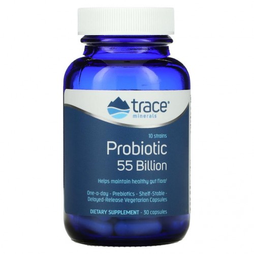 Trace Minerals ®, 프로바이오틱, 550억, 캡슐 30정