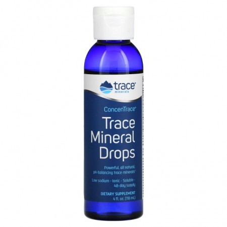 Trace Minerals ®, ConcenTrace, 미량 미네랄 드롭, 118 ml(4 fl oz)