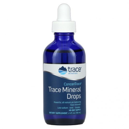 Trace Minerals ®, ConcenTrace, 미량 미네랄 드롭, 118ml(4fl oz)