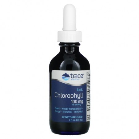 Trace Minerals ®, Ionic chlorophyll, 100 mg, 2 fl oz (59 ml)