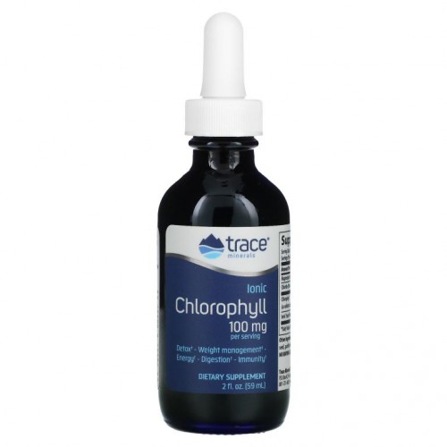 Trace Minerals ®, Ionic chlorophyll, 100 mg, 2 fl oz (59 ml)