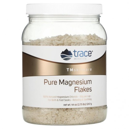 Trace Minerals ®, TM 스킨케어, 순수 마그네슘 플레이크, 1247g(2.75lbs)