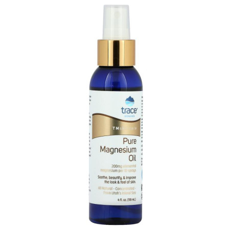 Trace Minerals ®, TM Skincare, 퓨어 마그네슘 오일, 118ml(4fl oz)