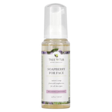 Tree To Tub, 건조하고 민감한 피부용 보습 솝베리 클렌저, 릴랙싱 라벤더, 120ml(4fl oz)