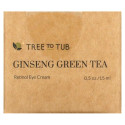 Tree To Tub, 민감성 피부용 젠틀 안티에이징 레티놀 아이 크림, 인삼 & 녹차, 15ml(0.5fl oz)