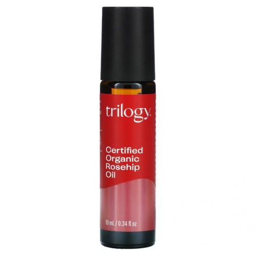 Trilogy, Certified Organic(유기농 인증) 로즈힙 오일, 롤러 볼, 10ml(0.34fl oz)