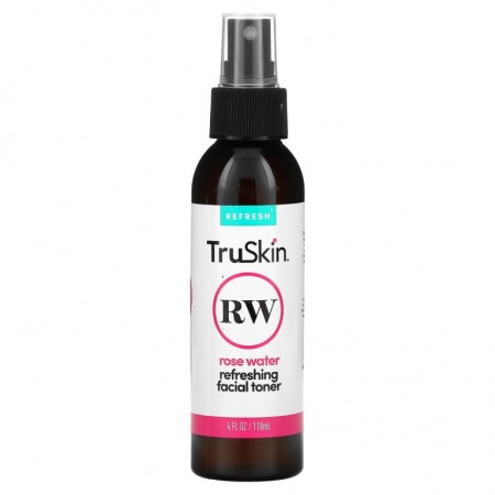 TruSkin, Rose Water Refreshing Facial Toner, 4 fl oz (118 ml)