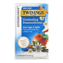 Twinings, 언와인드 허브 티, 시계꽃 & 캐모마일, 스파이스 애플 & 바닐라, 카페인 무함유, 티백 18개입, 27g(0.95oz)