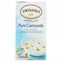 Twinings, 허브차, 순수 캐모마일, 카페인 무함유, 티백 25개, 37g(1.32oz)