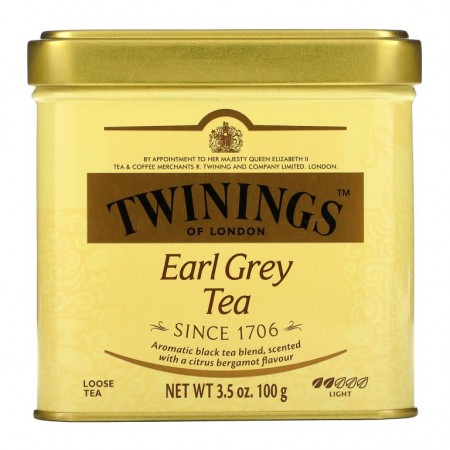 Twinings, 얼 그레이 엽차, 100g(3.53oz)