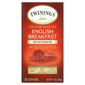 Twinings, 100% 순수 홍차, 잉글리시 브랙퍼스트, 디카페인, 티백 25개, 50g(1.76oz)