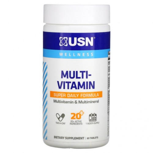 USN, 종합비타민 슈퍼 데일리 포뮬라, 60정