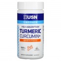 USN, 흡수율이 뛰어난 강황 커큐민, BioPerine 함유, 500mg, 캡슐 60정