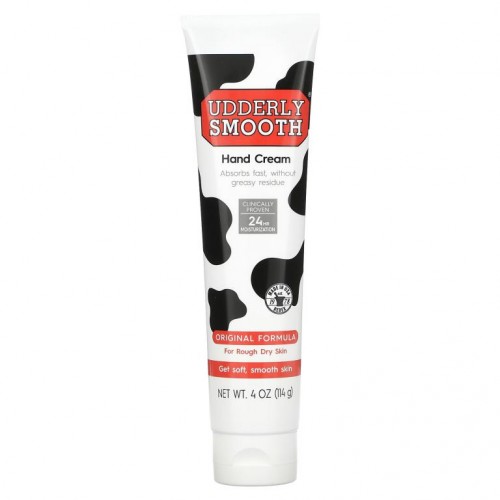 Udderly Smooth, 핸드 크림, 오리지날 포뮬라, 4 온스 (114 g)