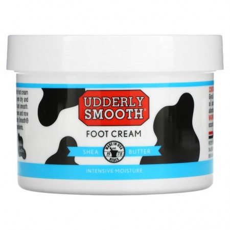 Udderly Smooth, 발 크림, 시어 버터, 8 온스 (227 g)