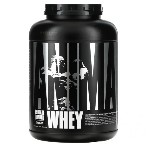 Universal Nutrition, 애니멀 유청 단백질 로드이드, 초콜릿, 5 lb (2.3 kg)