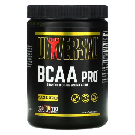 Universal Nutrition, 클래식 시리즈, BCAA Pro, 캡슐 110정