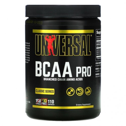 Universal Nutrition, 클래식 시리즈, BCAA Pro, 캡슐 110정