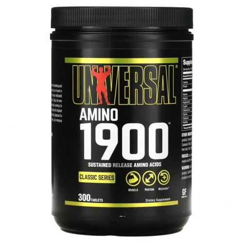 Universal Nutrition, Amino 1900, 300정