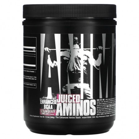 Universal Nutrition, Animal Juiced Aminos, 딸기 라임에이드, 366g(12.9oz)