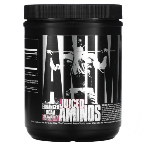 Universal Nutrition, Animal Juiced Aminos, 딸기 라임에이드, 366g(12.9oz)