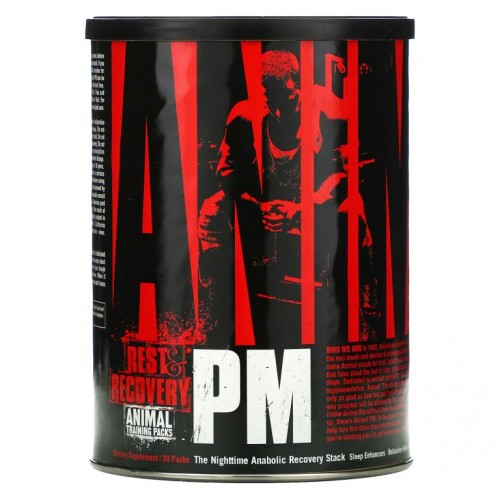 Universal Nutrition, Animal PM, 나이트타임 아나볼릭 리커버리 스택, 30팩