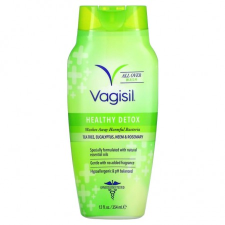 Vagisil, 건강한 디톡스, 올오버 워시, 354ml(12fl oz)