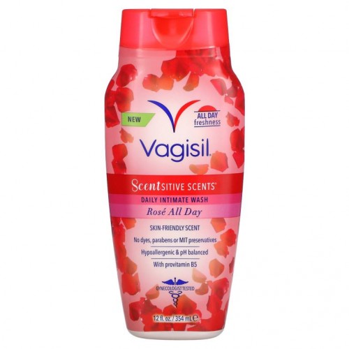 Vagisil, Scentsitive Scents, Daily Intimate Wash, Rose All Day, 12 fl oz (354 ml)