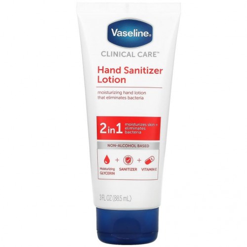 Vaseline, Clinical Care, Hand Sanitizer Lotion, 3 fl oz (88.5 ml)