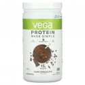 Vega, Protein Made Simple, 다크 초콜릿, 271g(9.6oz)