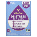 VitaCup, De-Stress Tea, Caffeine-Free, 14 Bags, 0.06 oz (1.8 g) Each