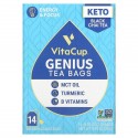 VitaCup, Genius Tea, Black Chai, 14 Bags, 0.07 oz (2 g) Each