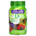 VitaFusion, 비타민D3, 천연 복숭아 & 베리, 50mcg(2,000IU), 구미젤리 75개