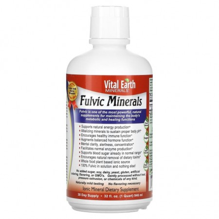 Vital Earth Minerals, 풀빅 미네랄, 946ml(32fl oz (946ml)