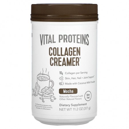 Vital Proteins, 콜라겐 크리머, 모카, 317g(11.2oz)