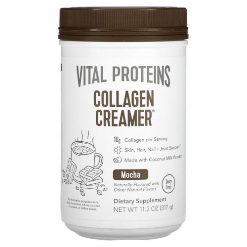 Vital Proteins, 콜라겐 크리머, 모카, 317g(11.2oz)