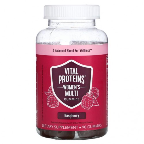 Vital Proteins, 여성 종합 구미, 라즈베리, 구미 90개