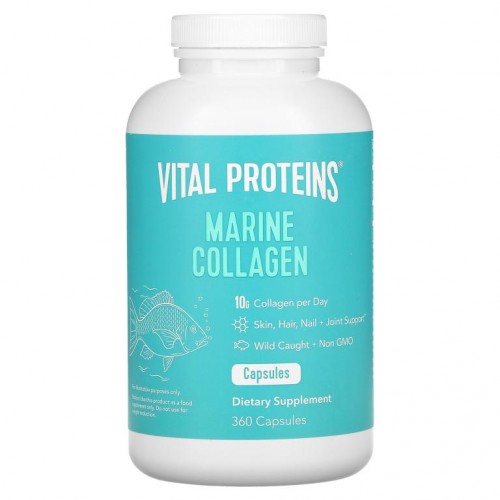 Vital Proteins, 마린 콜라겐, 캡슐 360정